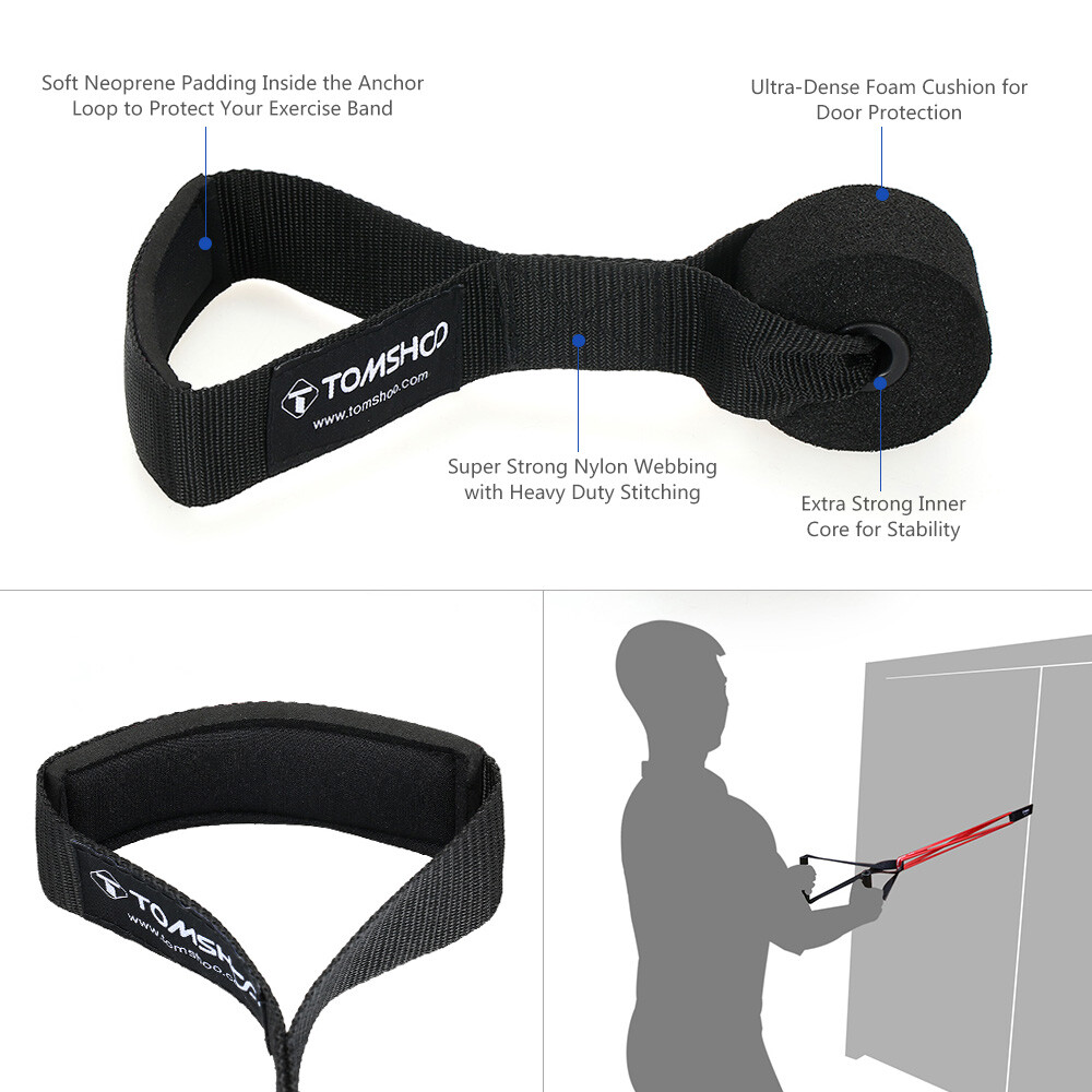 TOMSHOO Exercise Loop Bands Pack for Muscle Training and Mobility Workouts O1F2