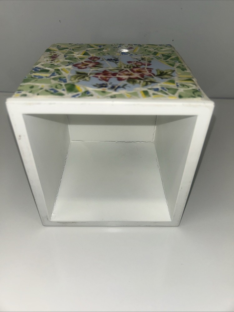 Unique Multicolor Mosaic Tile Tissue Box Cover