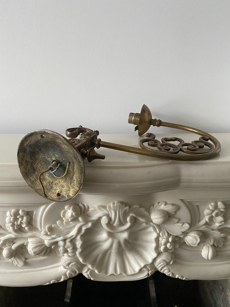 Antique Brass Wall Candle Sconces