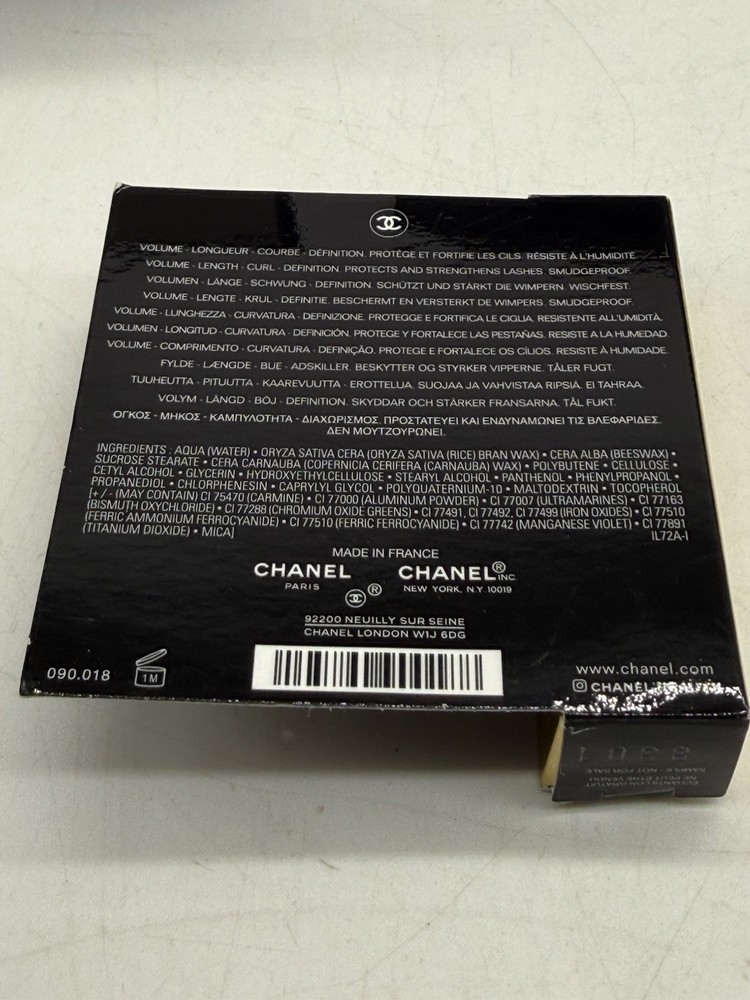 Chanel Misc Lot Perfume Sample Box Bag Sticker Mascara Mirror