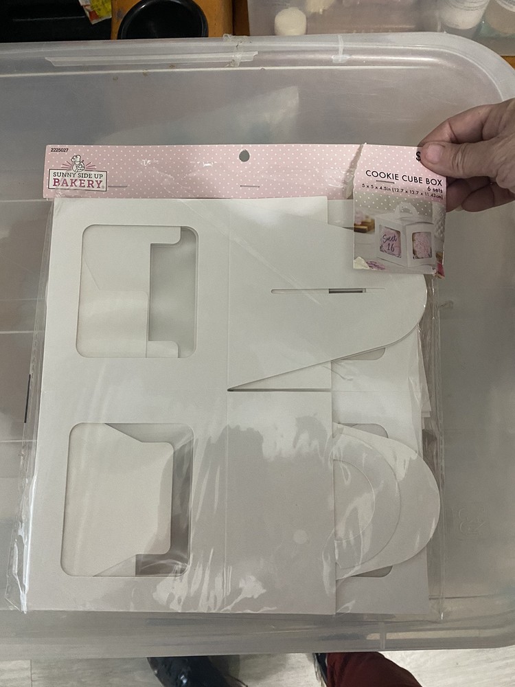 Cookie Cube Box 5x5x4.5