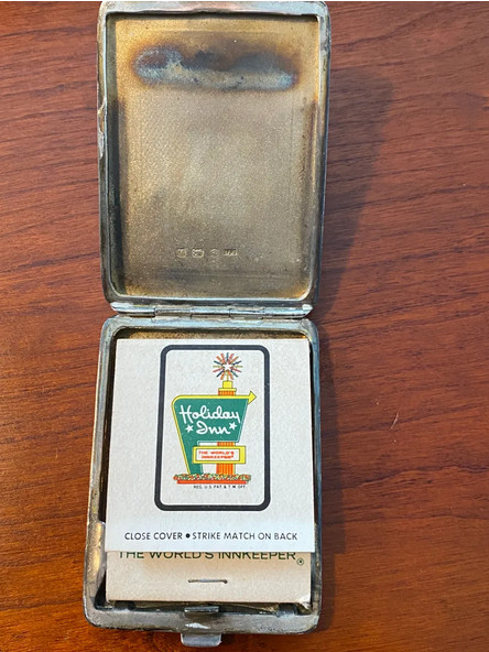 Silver Matchbook (Vesta) Case - 1925 - Birmingham