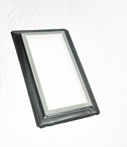 Skylight: WASCO Skylight: 14”x 46” Fixed Self-Flashing (tempered Low-E3 Glass)