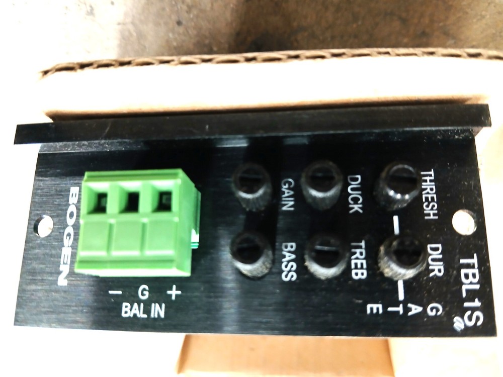 BOGEN TBL IS From BOGEN COMMUNICATIONS NEW IN BOX