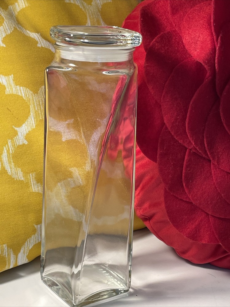 Twisted Glass Storage Canister Lid 10”