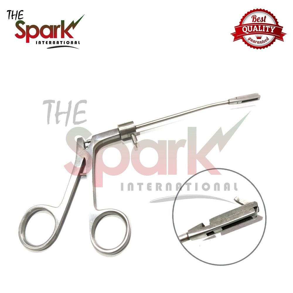 Rotatable Antrum Backbiting Punch Backward Cutting Surgical Instruments