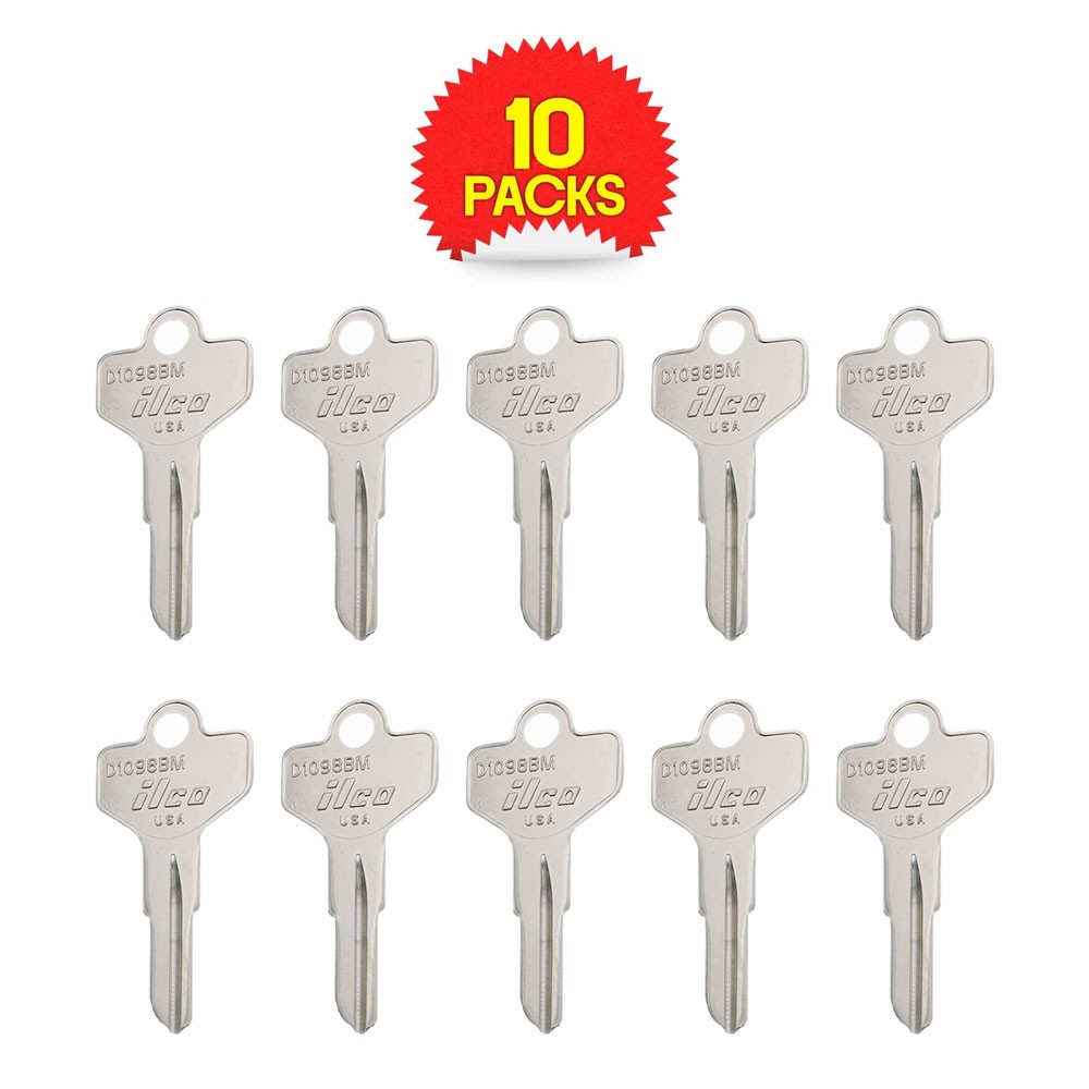 D1098BM Key Blank Nickel