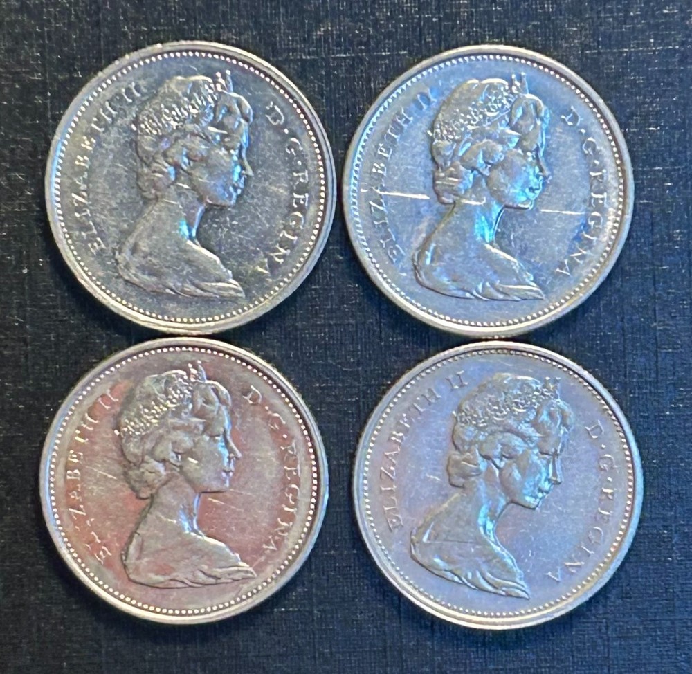 4@ Canadian Quarters - Canada 1974