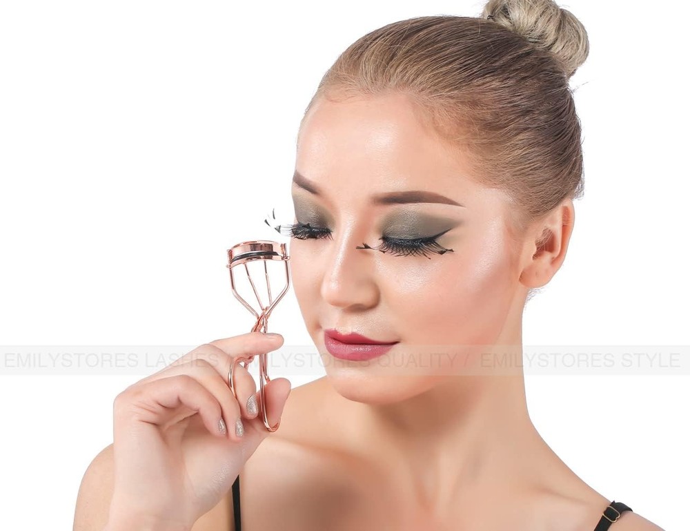 Professional Makeup Tool for Eyelashes with 2 Replacement Silicone Refill Pads