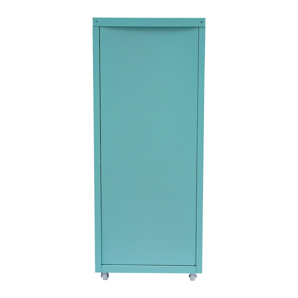 5 Drawers Tool Cart Workshop Rolling Tool Chest Storage Cabinet w/Lock & Key