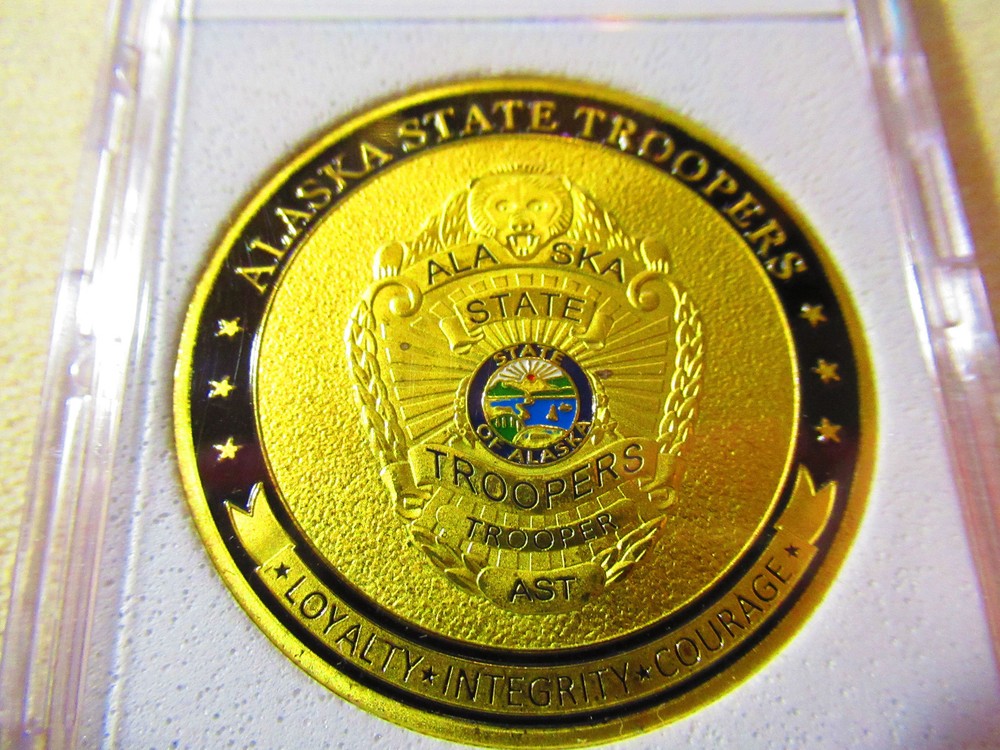 ALASKA STATE TROOPERS Challenge Coin