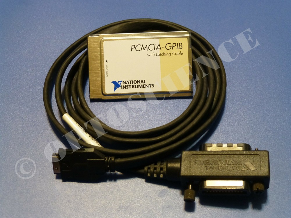 National Instruments PCMCIA-GPIB Interface Card with Latching Cable