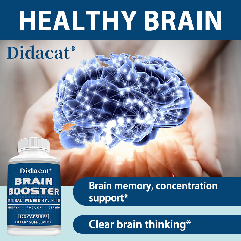 Brain Booster Capsules Brain Memory, Concentration Support Clear Brain Thinking