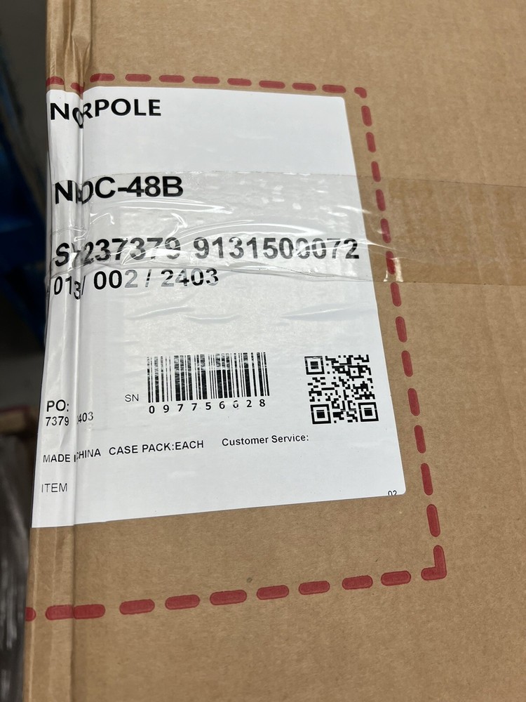 Norpole NPDC-48B Refrigerated Deli Display Refigerator