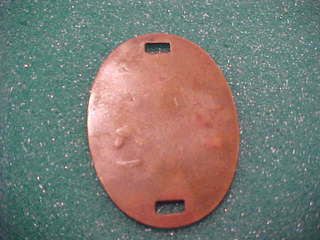 WW2 JAPANESE DOG TAG # 1