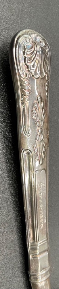 Vintage Pastry Cake Pie Server Beaumont Collection Kings Pattern Silver Plated
