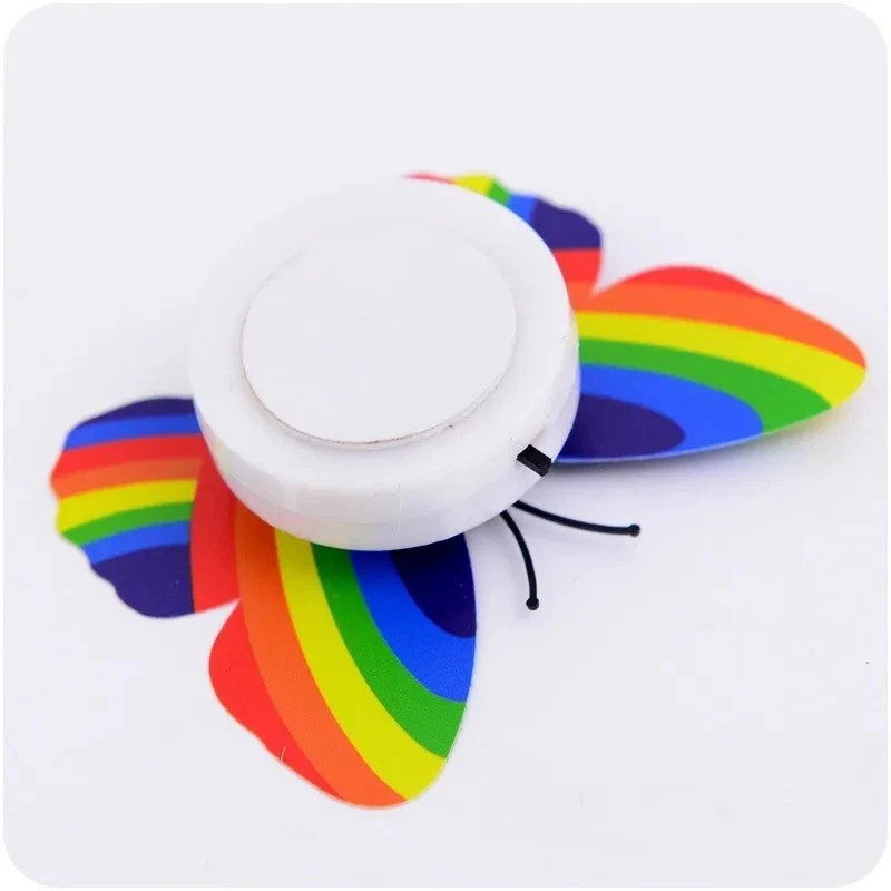 5pc Butterfly Night Light Creative Colorful Glowing Stickable Diy LED Wall Light