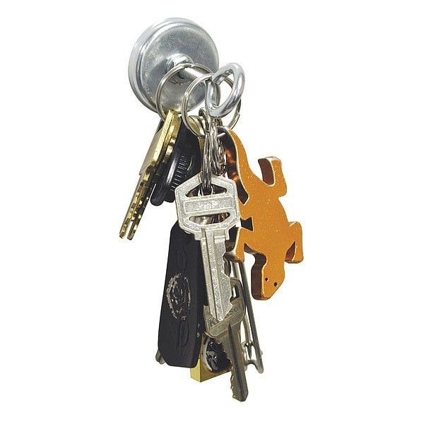 Round Base Magnet, 11 Lb. Pull, Pk2, 10E773