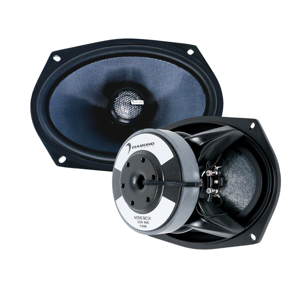 DIAMOND MS69CX – 6”X 9” 2-WAY High Output Coaxsub Speaker System, Pair