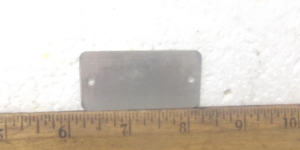 USA - A62LAV – Name / Identification Plate (NOS)