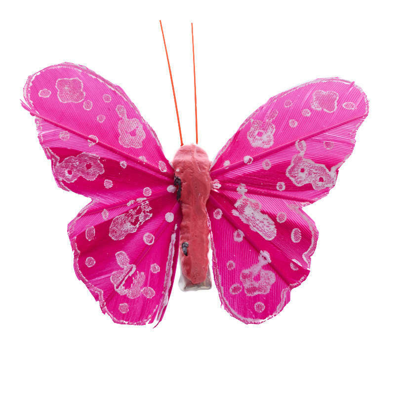Factory Direct Craft 12 Assorted Pastel Color Nylon Mesh Butterflies