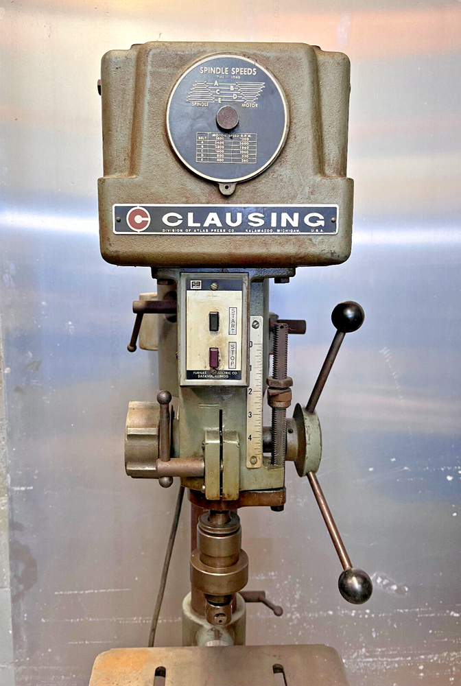 CLAUSING DRILL PRESS 115 VAC 1/2 H.P