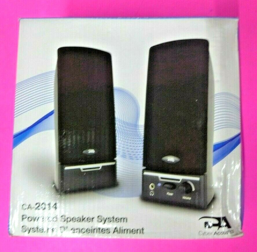NEW Cyber Acoustics Amplified Speaker System CA-2014