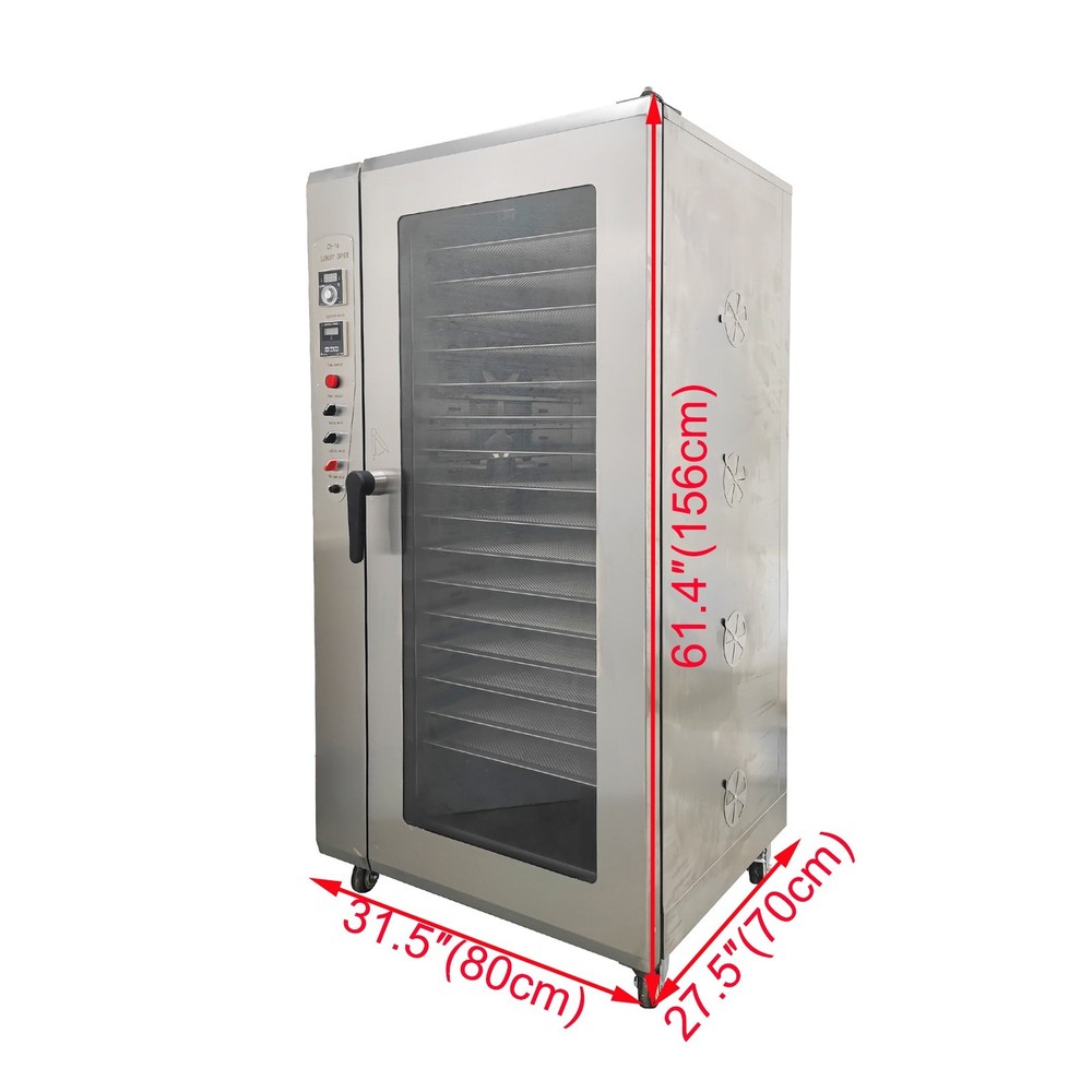 360˚ Intelligent Drying Adjustable Temperature16-Layer Food Dehydrator 220V