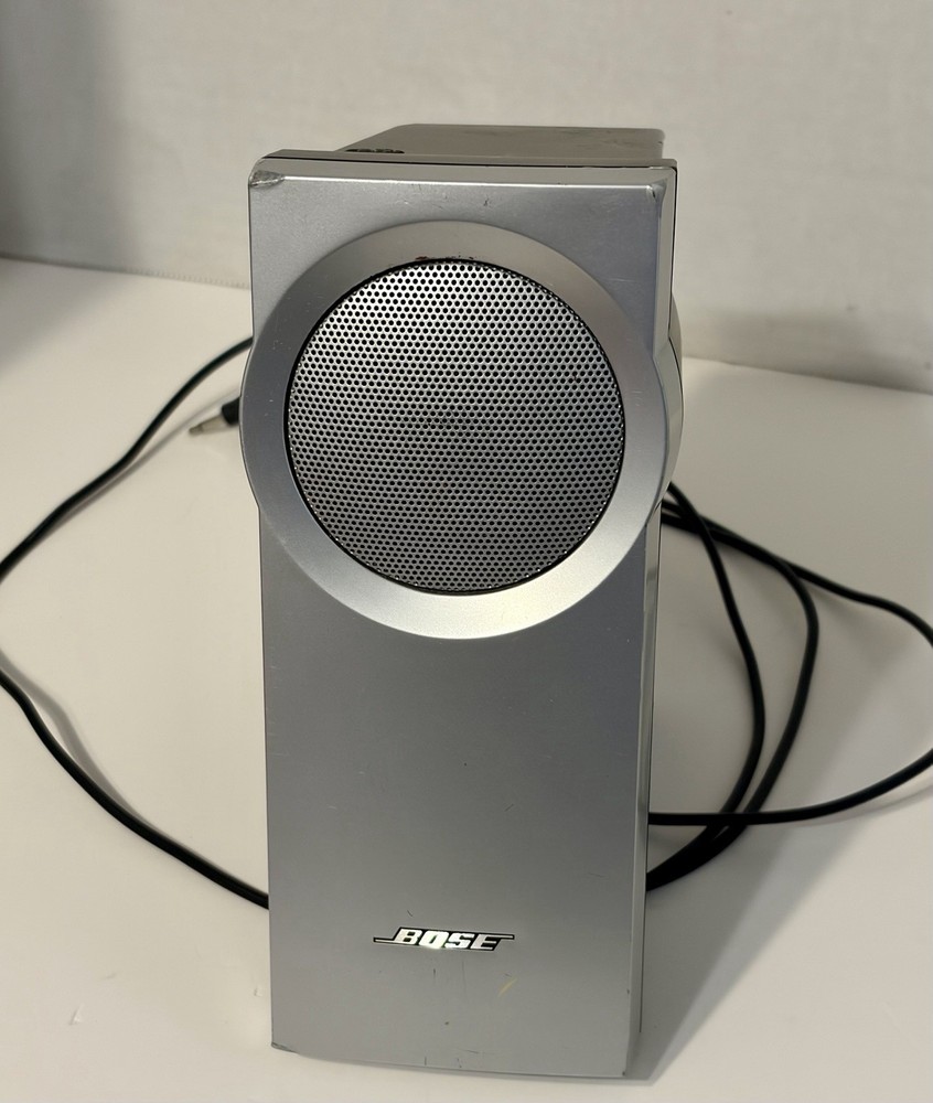 Bose Companion 2 Computer Left Speaker Silver Face