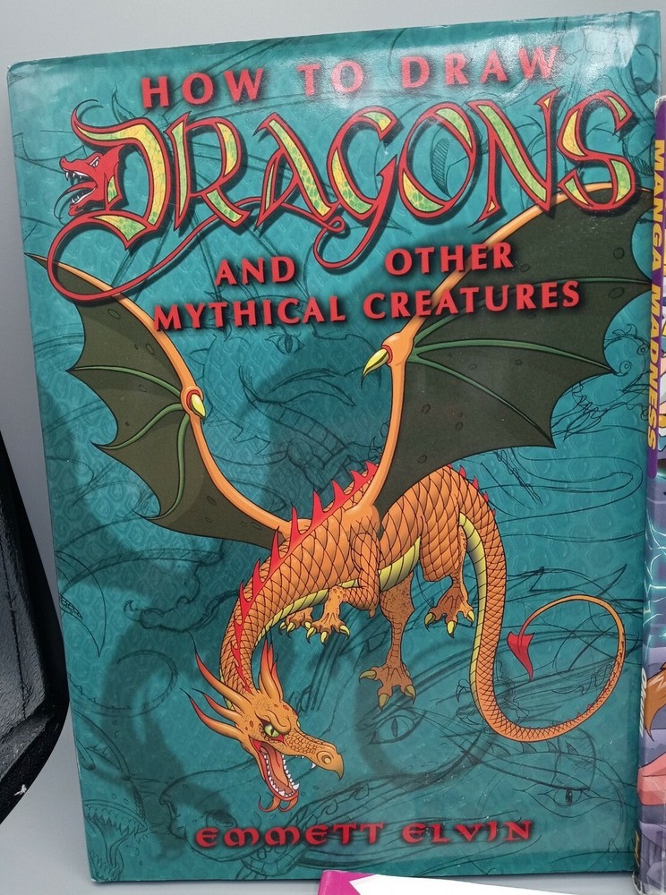 3 How To Draw Book Bundle Includes 1 Manga 1 Dragon 1 Aliens Instructional Book