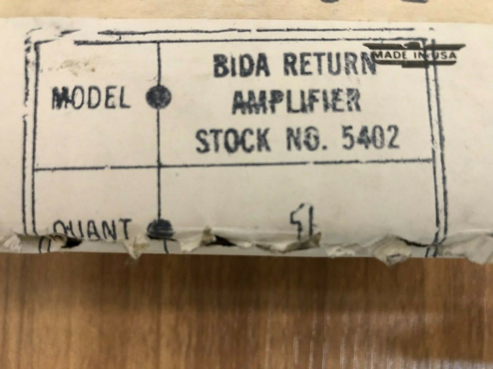 BIDA-RA BIDA Series Plug-In Return Amplifier