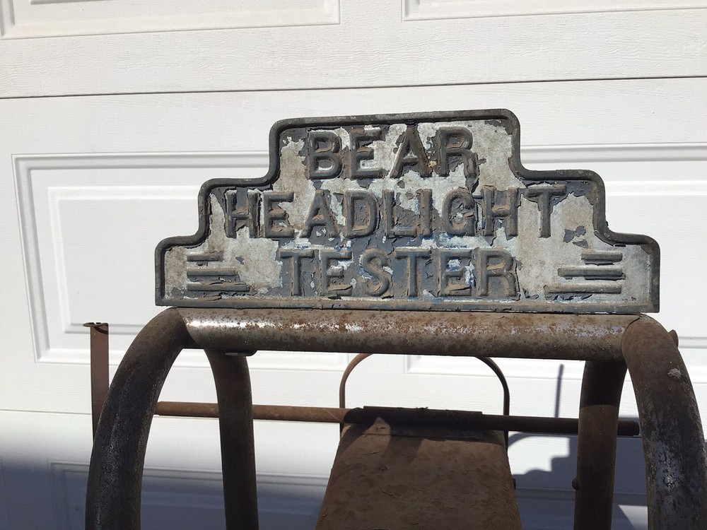 BEAR HEADLIGHT TESTER MODEL 555 VINTAGE AUTOMOTIVE TOOL