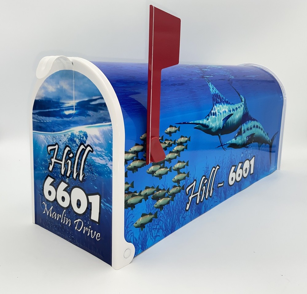 Marlin custom mailbox: Personalized Christmas Gift