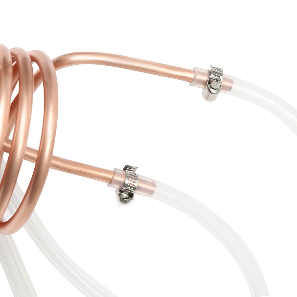 Copper Immersion Wort Chiller for Homebrew - Food-Grade & Efficient Cooling