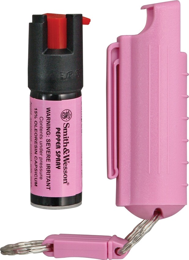 Smith & Wesson Pepper Spray 3 1/4" overall, Pink, # SWP1403P