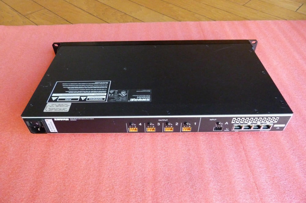 Shure MXWANI4 4-Channel Audio Network Interface DANTE