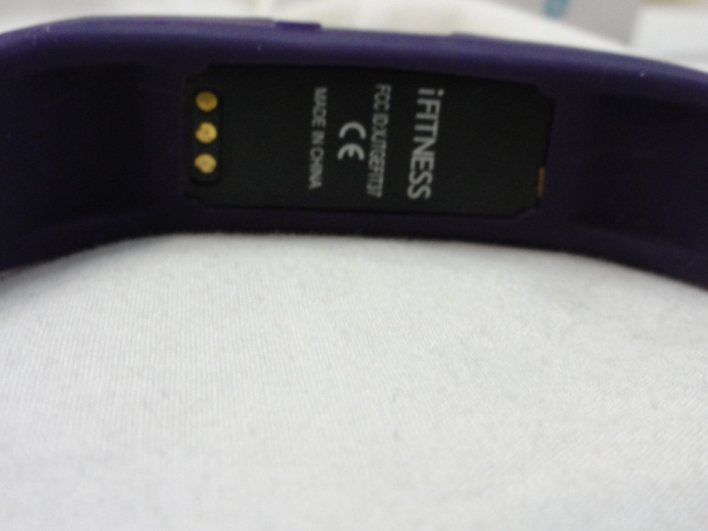 iFitness activity tracker ~ Purple & Black Band ~ Open Package