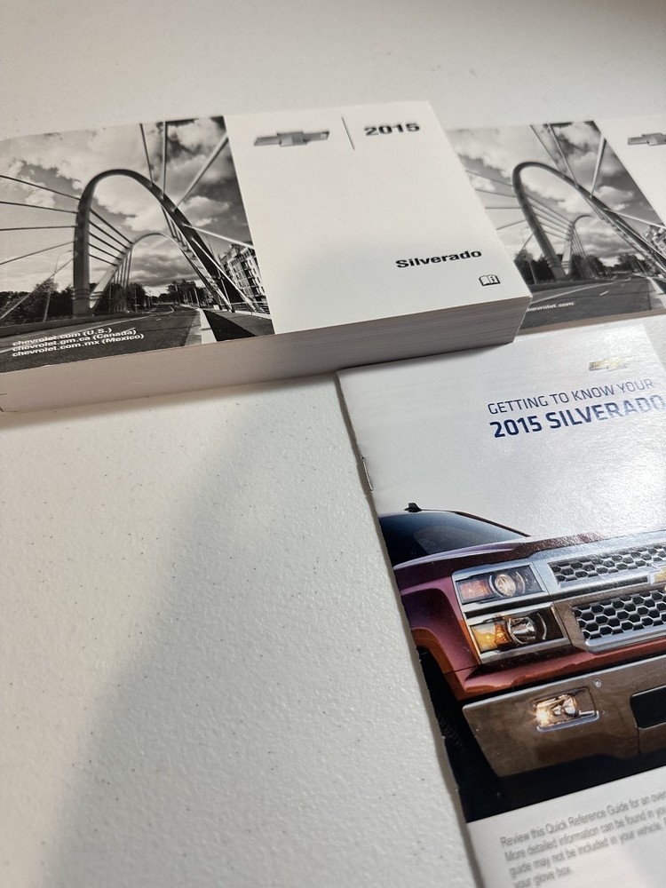 2015 Chevrolet Silverado Owner Manual Set