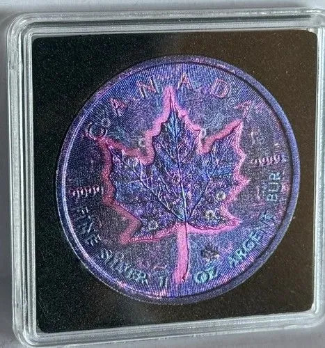 2025 Canada Maple Tech-Noir 1z silver Coin