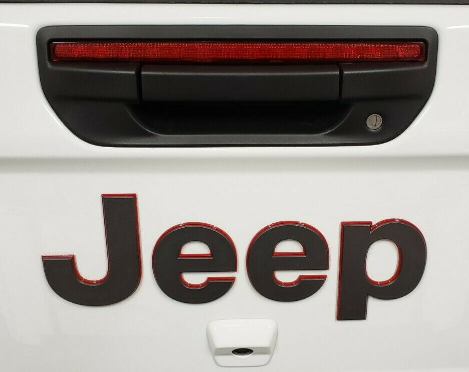NEW 2020-2023 Jeep Gladiator BRIGHT WHITE (PW7) Tailgate Handle, OEM Mopar
