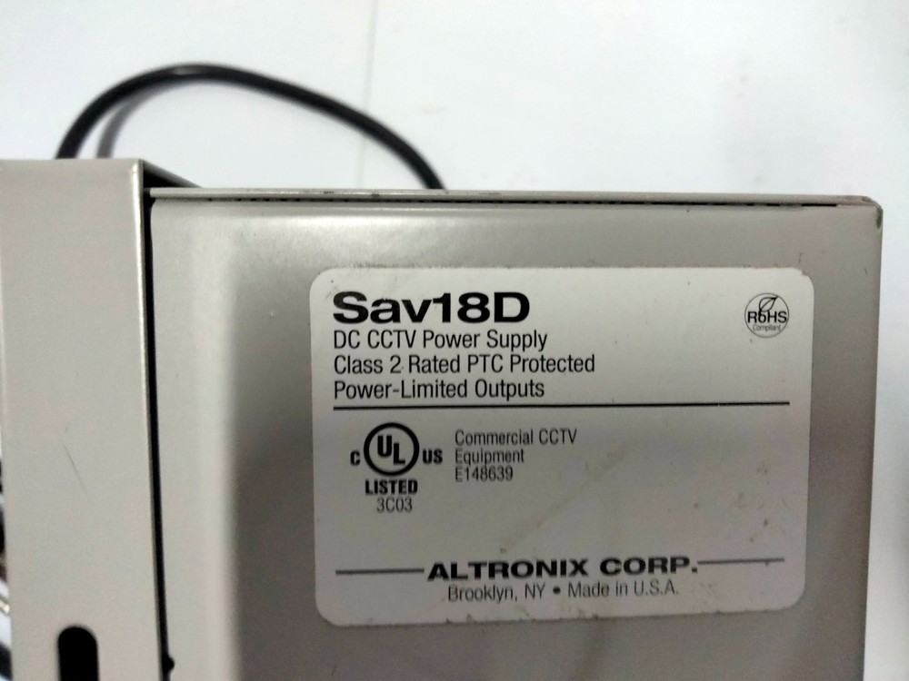 Altronix SAV18D DC CCTV Power Supply