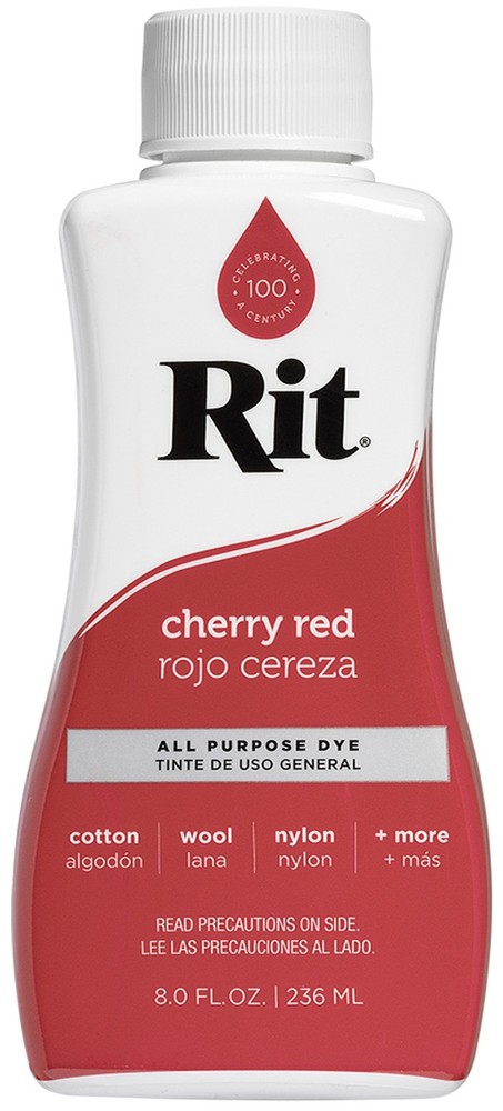 Nakoma 8-8230 Rit Dye Liquid 8oz-Cherry Red