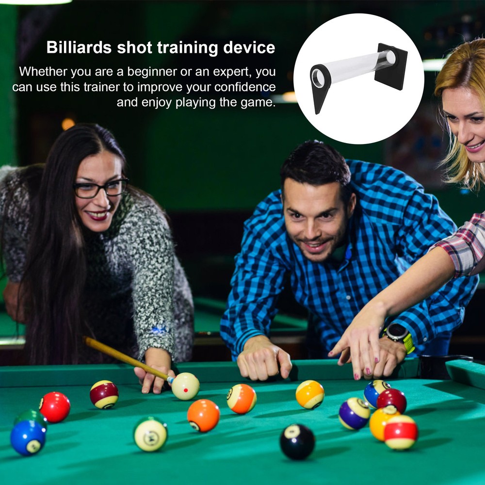 Billiards Shot Training Exerciser Trainer Aid Aim Rod Pool Helper Aiming Tool