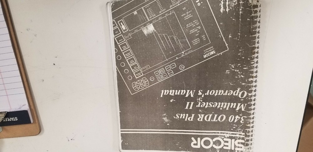 Siecor 340 OTDR PLUS Multitester II with 340M-5710 Module READ!