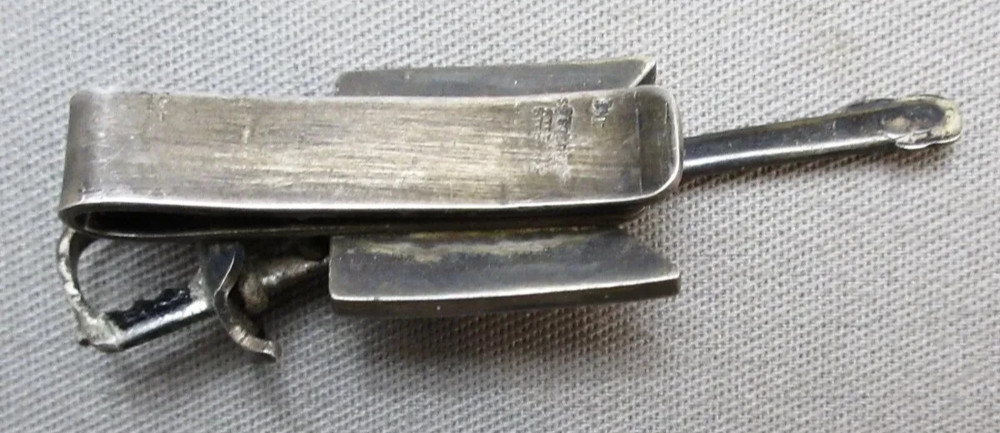 12th US Cavalry Tie Tack Circa 1902 - WWI Era Sterling