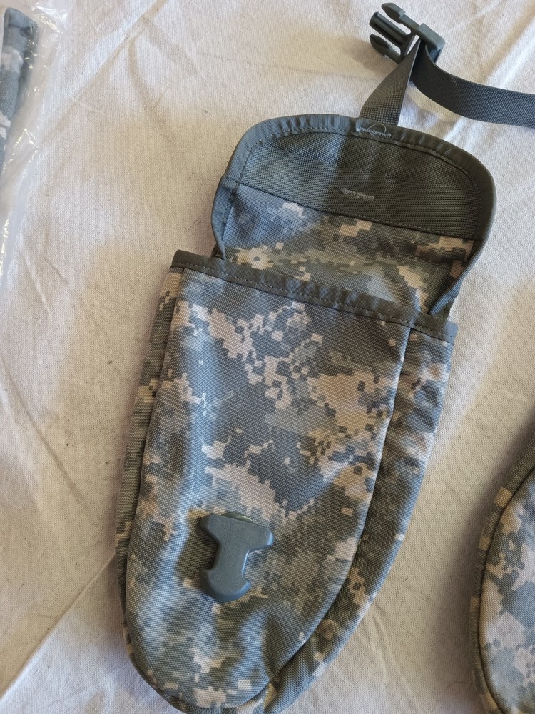 NEW MOLLE II Entrenching Tool, E-Tool Carrier Pouch ACU Camo