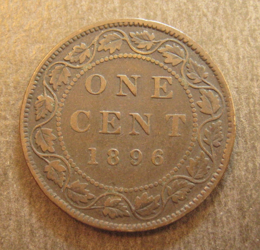 1896 Canada Large Cent - * Victoria * - (P4573)