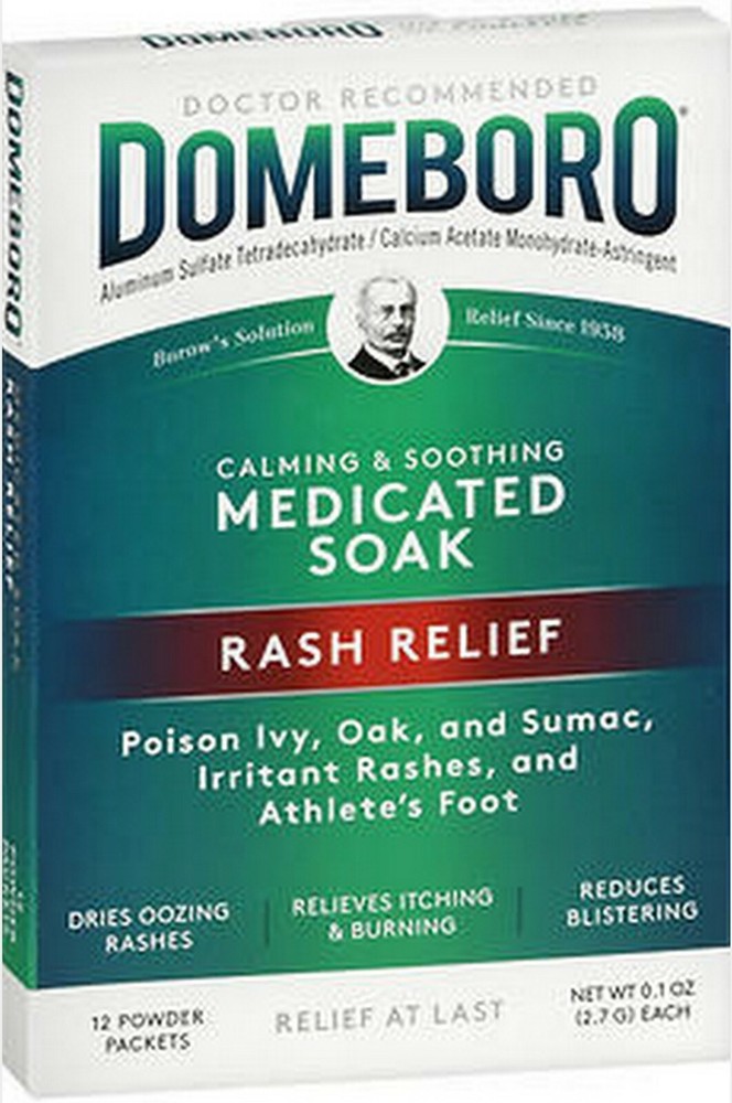 Domeboro Powder Packets #12 packets ( SUPERB EZCEMA TREATMENT ) __