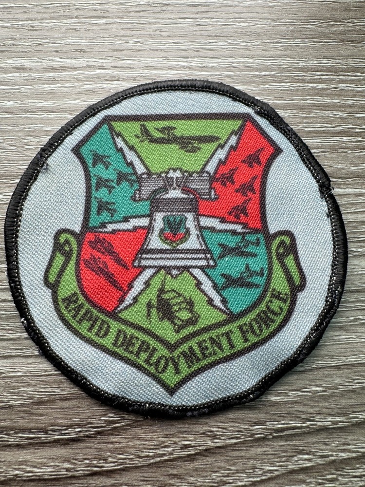 Vintage USAF Vietnam Era Rapid Deployment Force Patch