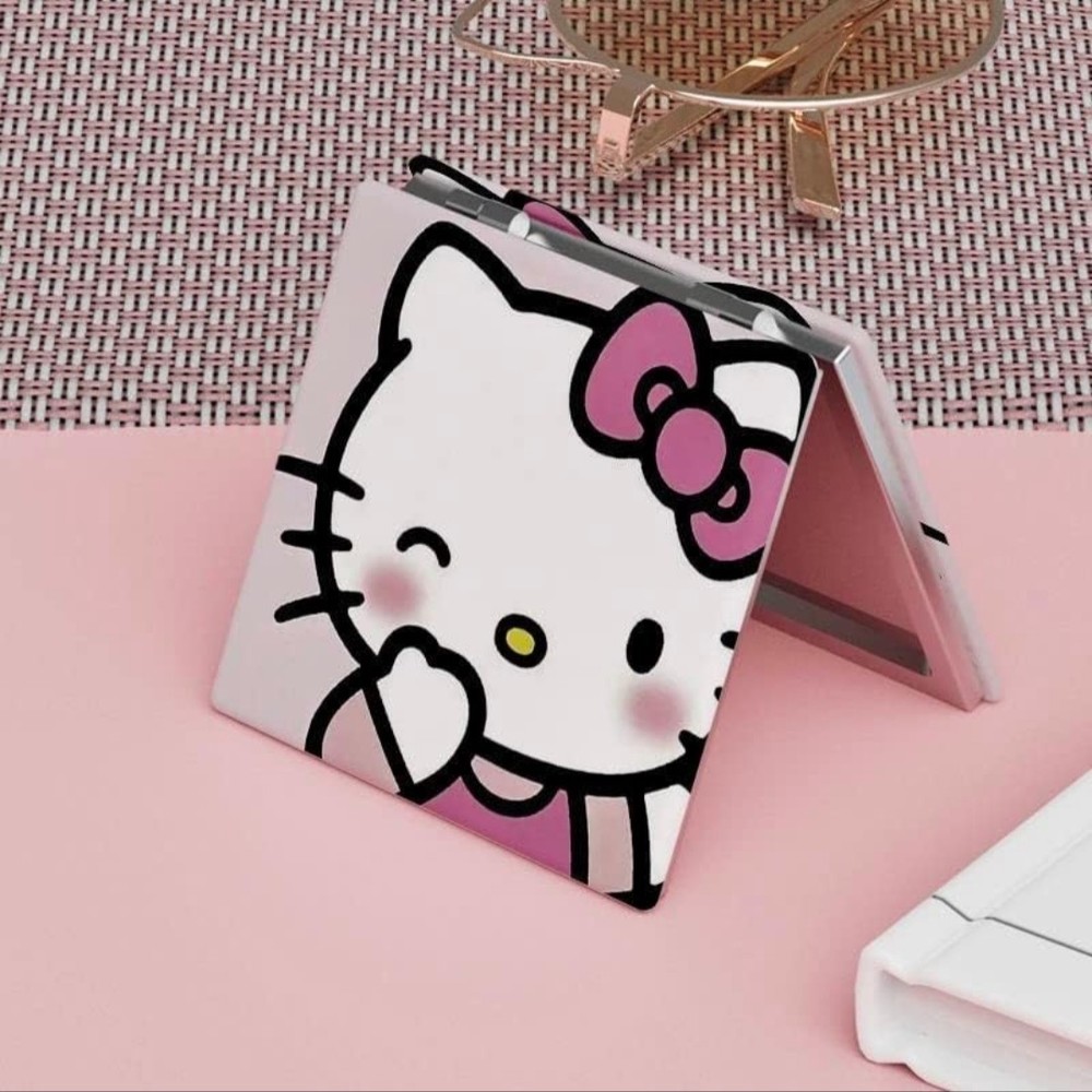 Kozuki Pink Kitty Double-Sided Travel Mirror Compact 2 Count
